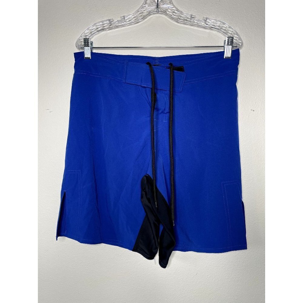 Men's Board Shorts Swim Trunks ROAR Size Medium 32-33 Blue & Black